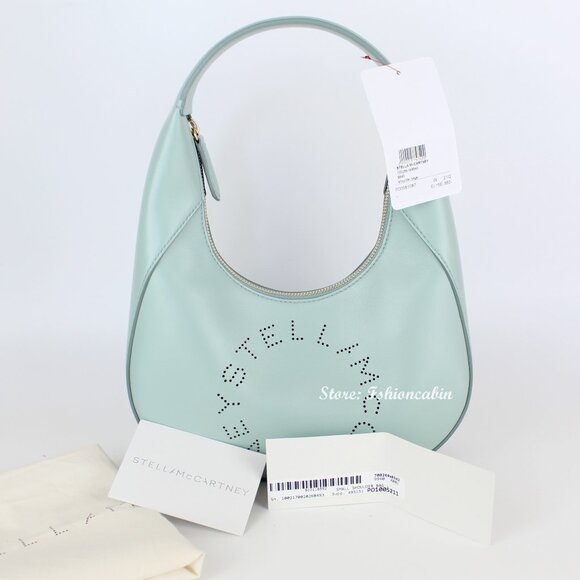 NEW STELLA MCCARTNEY Small Logo Hobo Bag - Picture 3 of 16